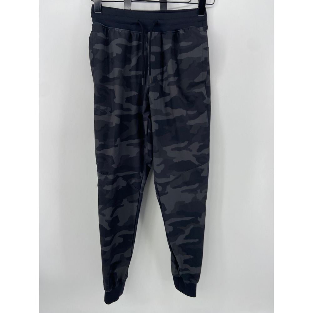 Under Armour Joggers Mens Small Black Unstoppable Elite Camo Athletic Gym